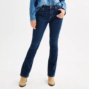 Kohls Sonoma Mid Rise Bootcut Jeans